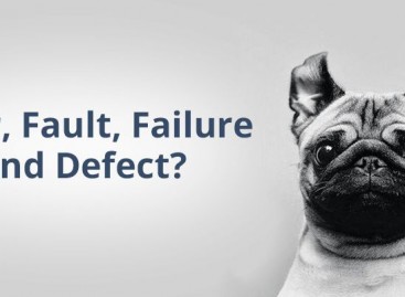 Definitions and Meaning: Error, Fault, Failure and Defect