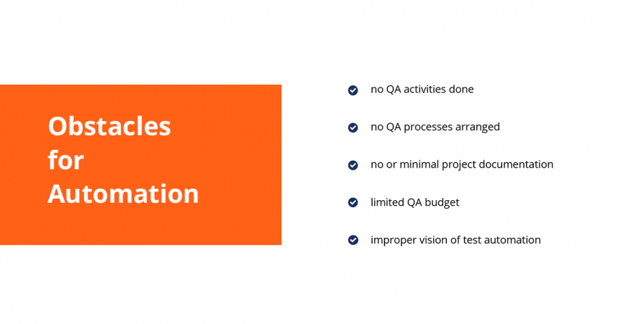 Automation obstacles in QATestLab