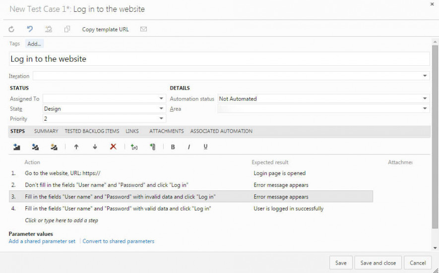 functional test cases