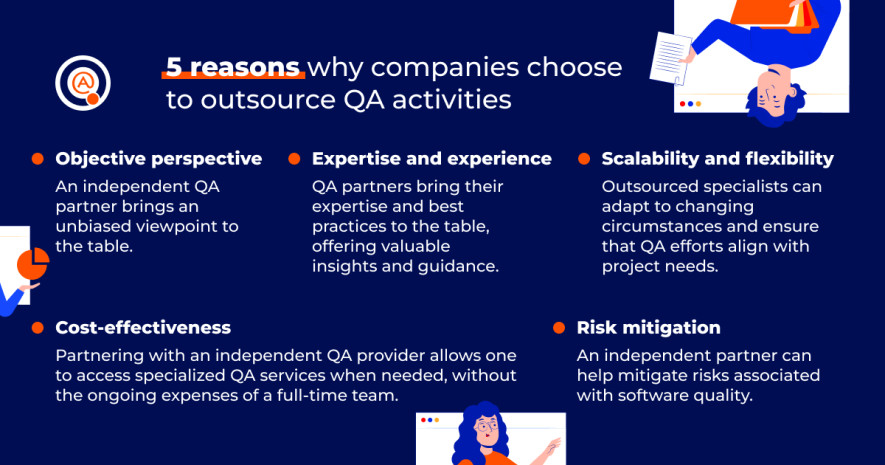 5 Reasons Why Companies Choose to Delegate QA Activities